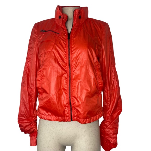 G-Star Jackets & Blazers - G-STAR Women's Red/Orange Lightweight Full Zip Overshirt Short Jacket Size Small